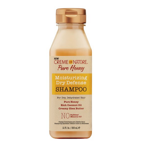 Pure Honey Moisturizing Dry Defense Shampoo 12oz by CREME OF NATURE