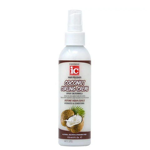 Coconut Curling Creme Spray 6oz by IC