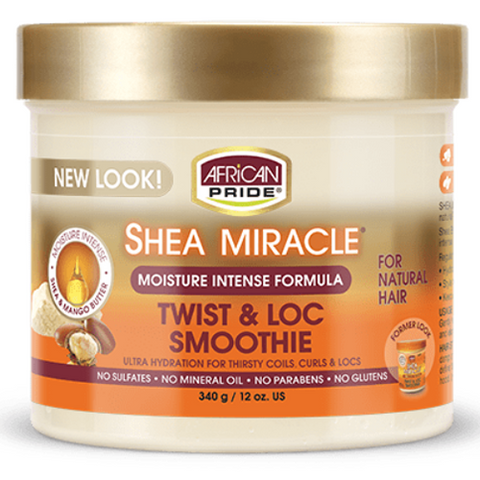 SHEA MIRACLE Twist & Loc Smoothie 12oz by AFRICAN PRIDE