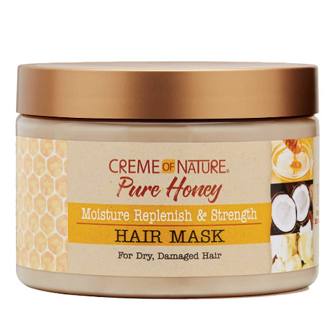 Pure Honey Moisture Replenish & Strength Hair Mask 11.5oz by CREME OF NATURE