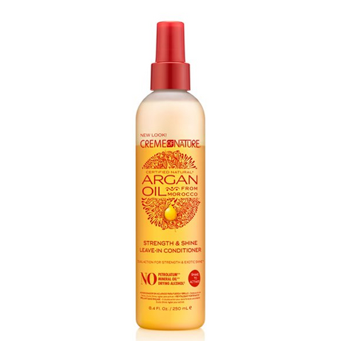Argan Oil Strength & Shine Leave-In Conditioner 8.45oz by CREME OF NATURE