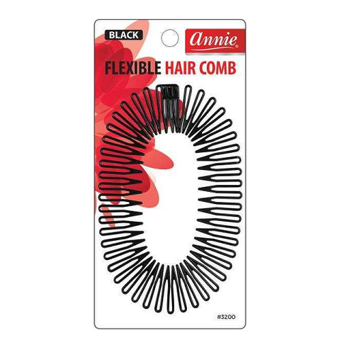 Flexible Hair Comb Black by ANNIE