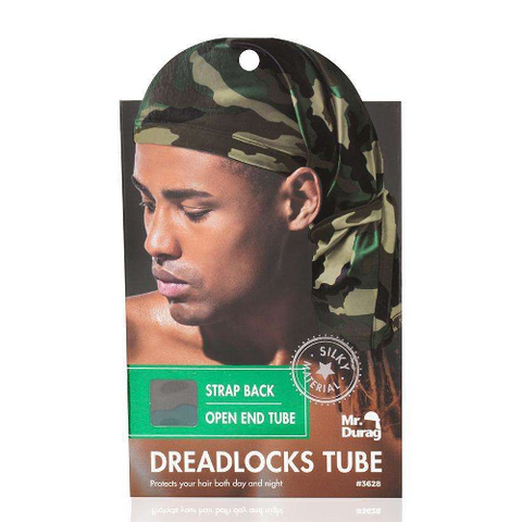 Mr. Durag Dreadlocks Tube with Strap Camouflage Assorted Patterns by ANNIE