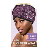 Ms. Remi Leopard Silky Mesh Wrap by ANNIE