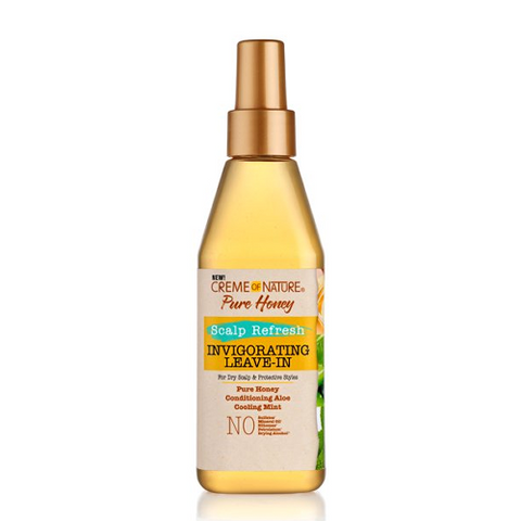 Pure Honey Scalp Refresh Invigorating Leave-In Conditioner 8oz by CREME OF NATURE