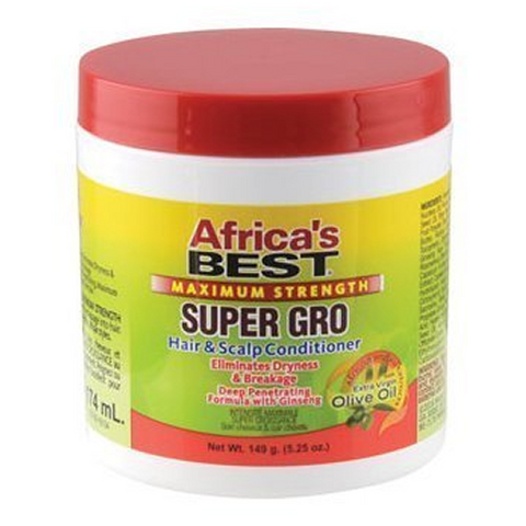 Super Gro Hair & Scalp Conditioner - Maximum Strength 5.25oz by AFRICA'S BEST