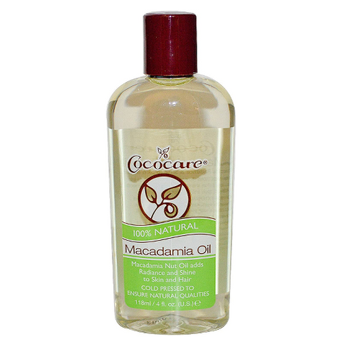100% NATURAL Macadamia Oil 4oz by COCOCARE