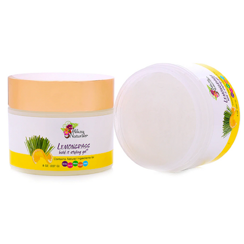 Lemongrass Hold It Styling Gel 8oz by ALIKAY NATURALS