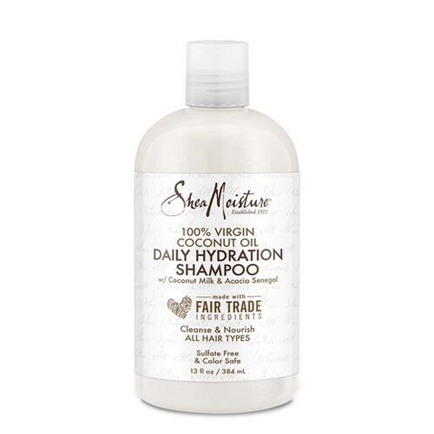 100% Virgin Coconut Oil Daily Hydration Shampoo 13oz by SHEA MOISTURE