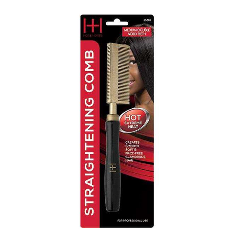 Thermal Straighten Comb Medium Teeth Double Sided #5504 by ANNIE