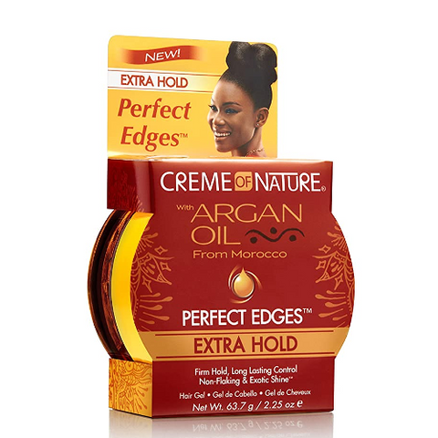 Argan Oil PERFECT EDGES Extra Hold Gel 2.25oz by CREME OF NATURE