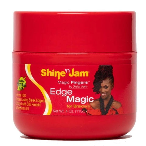 Shine 'n Jam Magic Fingers Edge Magic for Braiders 4oz by Ampro