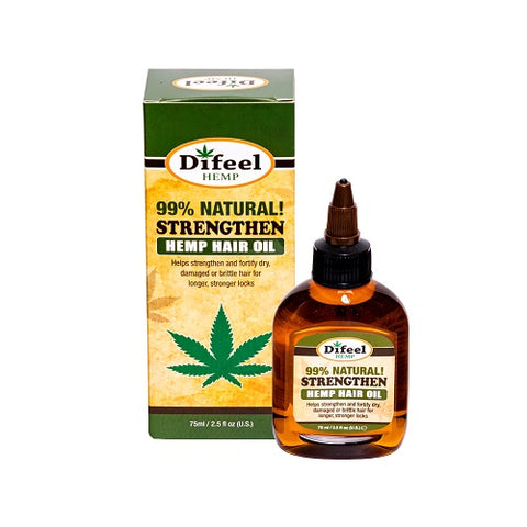 Strengthen Hemp Hair Oil 2.5oz by DIFEEL