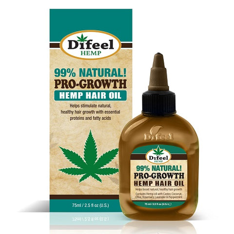 Pro-Growth  Hemp Hair Oil 2.5oz by DIFEEL
