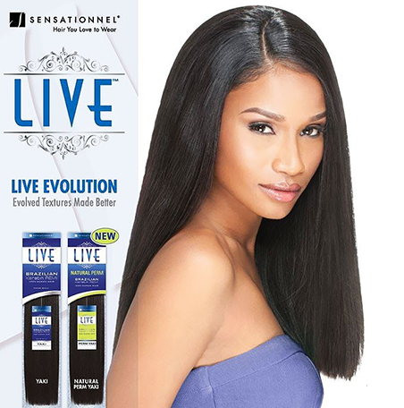 LIVE Brazilian Keratin REMI 100% Human Hair Weave 8"-14" by SENSATIONNEL