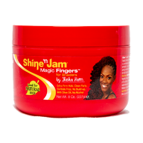 Shine 'n Jam Magic Fingers Braid Gel Extra Firm Hold by Ampro