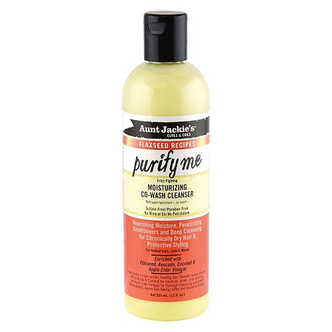 PURIFY ME Flaxseed Moisturizing Co-Wash Cleanser 12oz by AUNT JACKIE'S